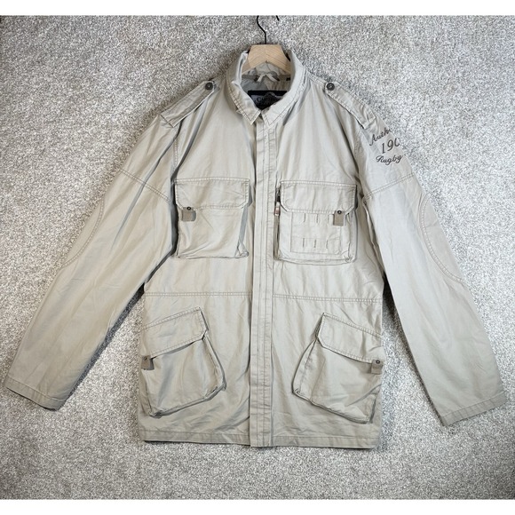 Canterbury‎ Of New Zealand Anorak Jacket Size XL Beige